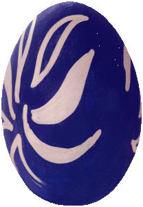huevo azul