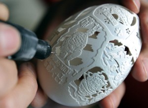 Eggshell Carving In Xi'an